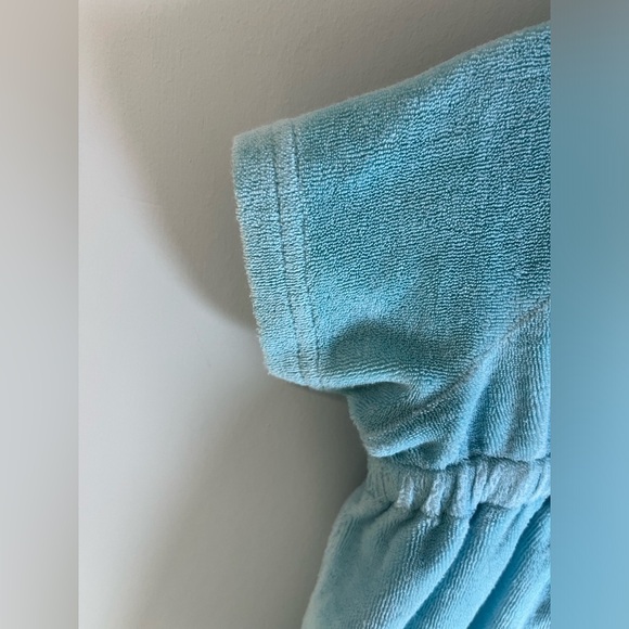 Circo Aqua Blue Hooded Over the Head Cover Up, Baby Girl Size 18months - Picture 3 of 6